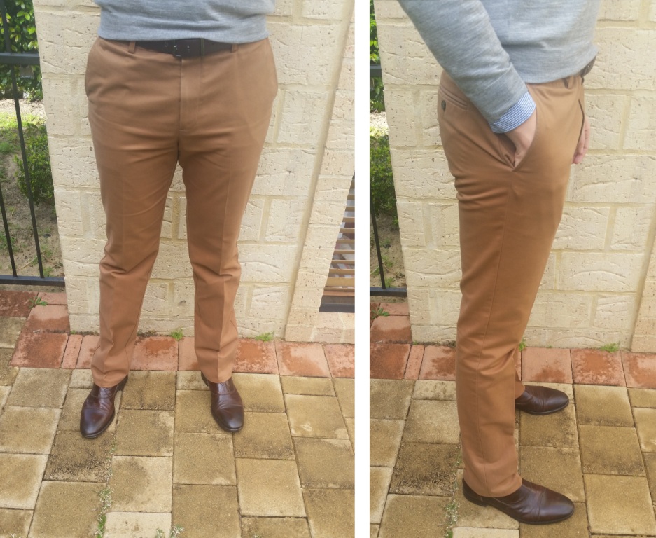 Chinos - front and side fit